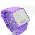 Fashion Kids Silicone bracelet en lumière blanche montres led